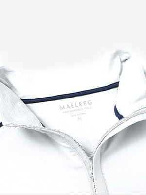 Stretch Solid Fleece Quarter-Zip Vest