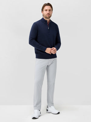 Wool Blend 1/4 Zip Sweater Pullover