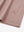 Hem detail of Men’s Long Sleeve Mock Turtleneck Shirt in Pink Heather, showcasing smooth finish.