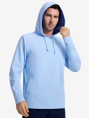 Soft Stretchy Hoodies with Inner Print Hood