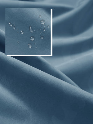 Water-Resistant Embossed Short Sleeve Q-Zip Hoodies