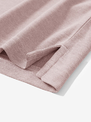 Moisture Wicking Heather Chest Pocket Golf Shirts