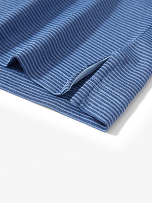 Comfy Breathable Pin-Stripe Golf Polos
