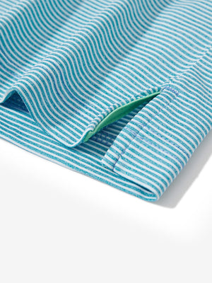 Comfy Breathable Pin-Stripe Golf Polos