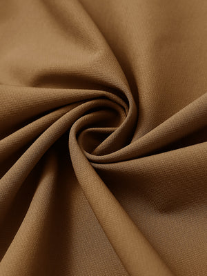 Fabric detail of Windproof golf vests with zip pockets showing smooth texture in brown