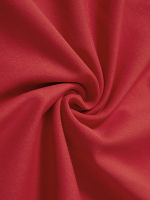 Fabric close-up of dry fit stretchy sweatshirts hoodies, soft knit texture with breathable feel in red
