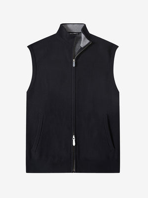 Luxury Wool Blend Warm Full Zip Vests
