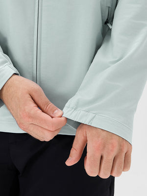 Lightweight Water-Resistant Nylon Blend Jacket