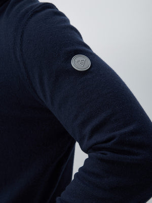 Wool Blend 1/4 Zip Sweater Pullover