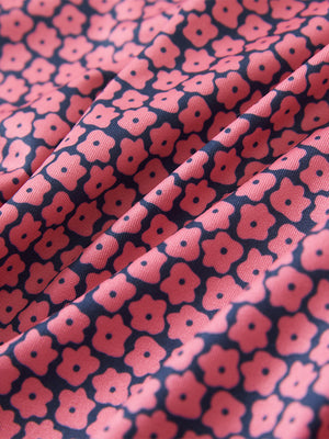 Youth Print Stretch Lightweight Polo Shirts