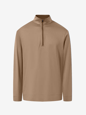 Herringbone Jacquard 1/4 Zip Pullover