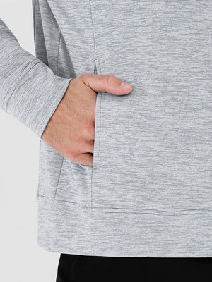 Texture Fleece Lined Golf Hooded Jacket