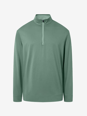 Herringbone Jacquard 1/4 Zip Pullover