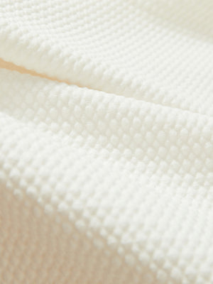 Texture Pullover Hoodie with Pockets