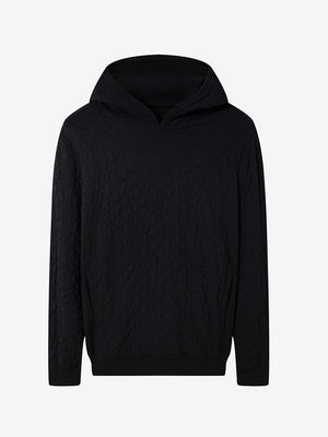 Pure Cotton Sweater Knit Hoodies