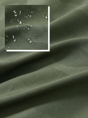 Sudadera con capucha y cremallera corta resistente al agua para niños