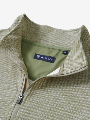 Dry Fit Texture Golf Quarter Zip Pullover