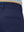 Close-up of the back pocket detail on the dark blue youth water resistant cotton blend golf pants, emphasizing storage