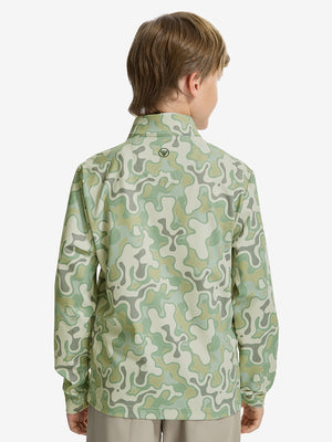Youth Print Midlayer Q-Zip Pullover Sweatshirts