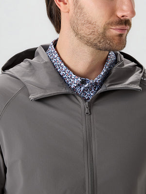 Nylon Blend Water Resistant Windbreaker Jacket