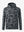 Front 3D view of trendy print fleece hoodies, clean silhouette in modern dark camouflage design