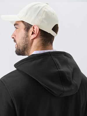 Stretch Ultra-Comfy Heather Brushed Rib Knit Hoodie