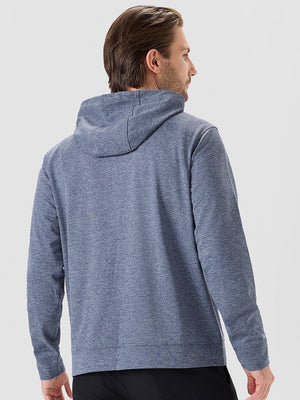 Heather Scuba Hoodies with Zipper Pockets