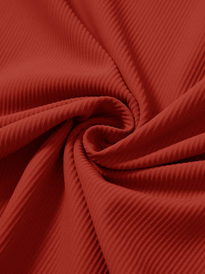 Ribbed Texture Nylon Quarter Zip Pullover